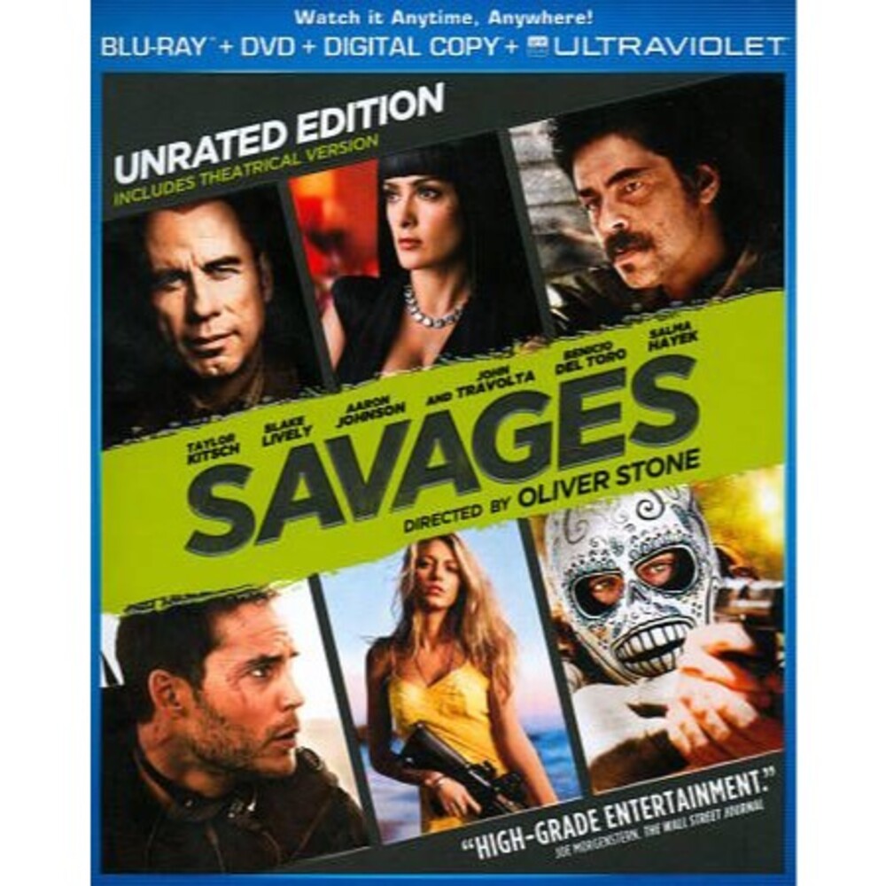 Savages Blu-ray 2-Disc Set, Unrated Includes Digital Copy Brand New SEALED